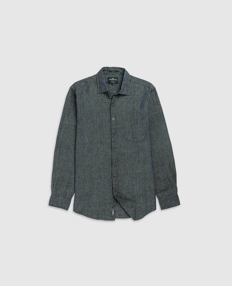 Cable Bay Shirt, ASH, Flat Lay