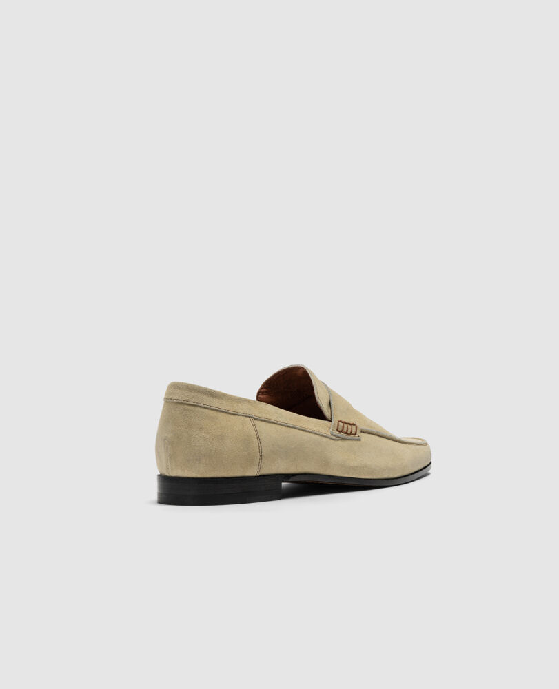 Morris Road Loafer Slip On, TAUPE SUEDE, Back