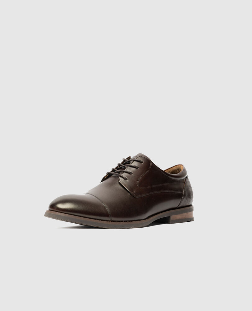 Loburn Derby Shoe, CHOCOLATE