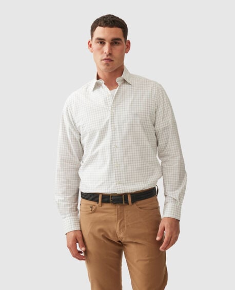 Three Streams Sports Fit Shirt, FERN