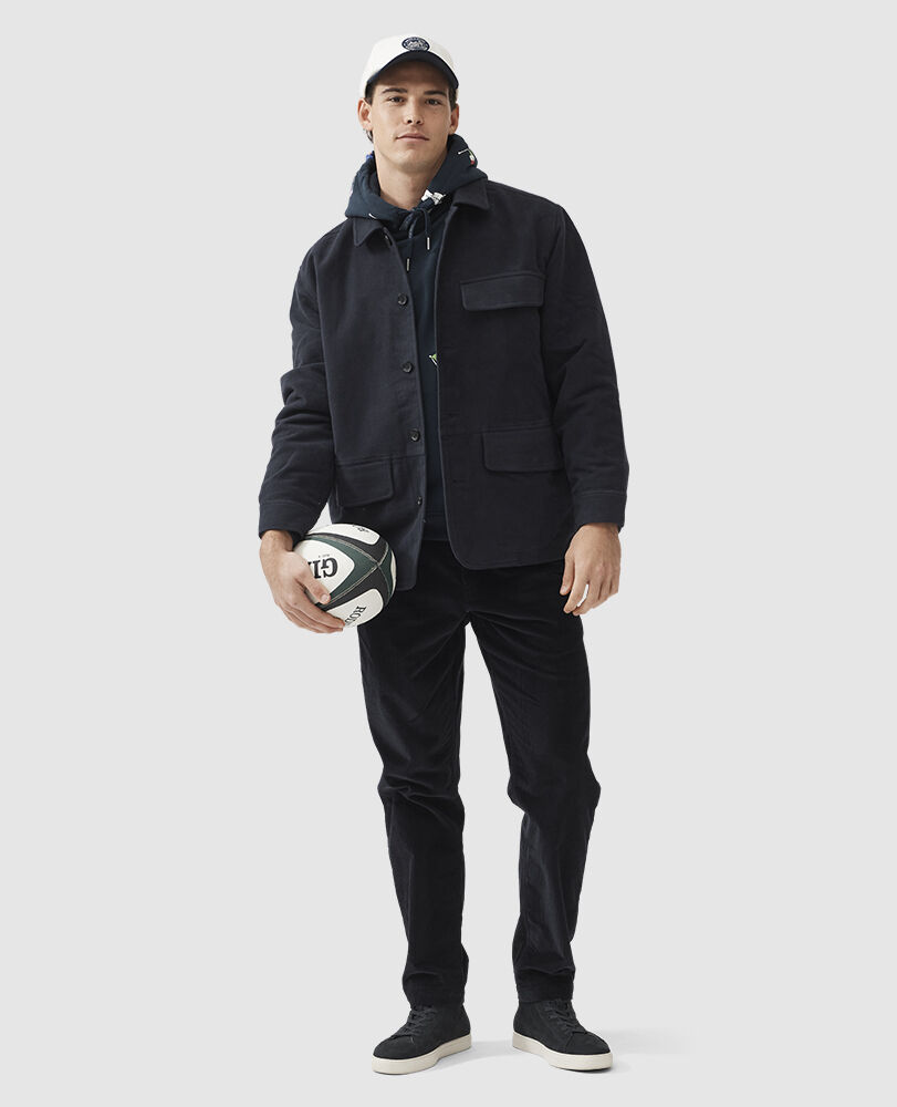 Seddon Park Jacket, NAVY, Off Front