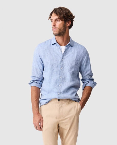 Coromandel Sports Fit Shirt, DENIM