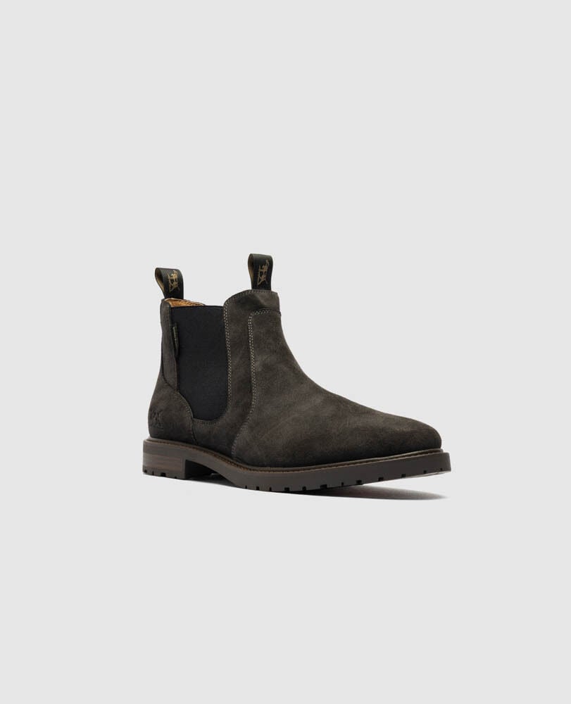 Brooklyn Chelsea Boot, STEEL BLUE, Off Front