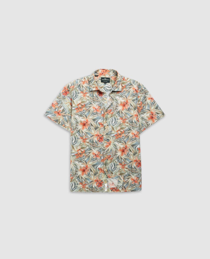 Riverina Shirt, BOTANICAL, Flat Lay