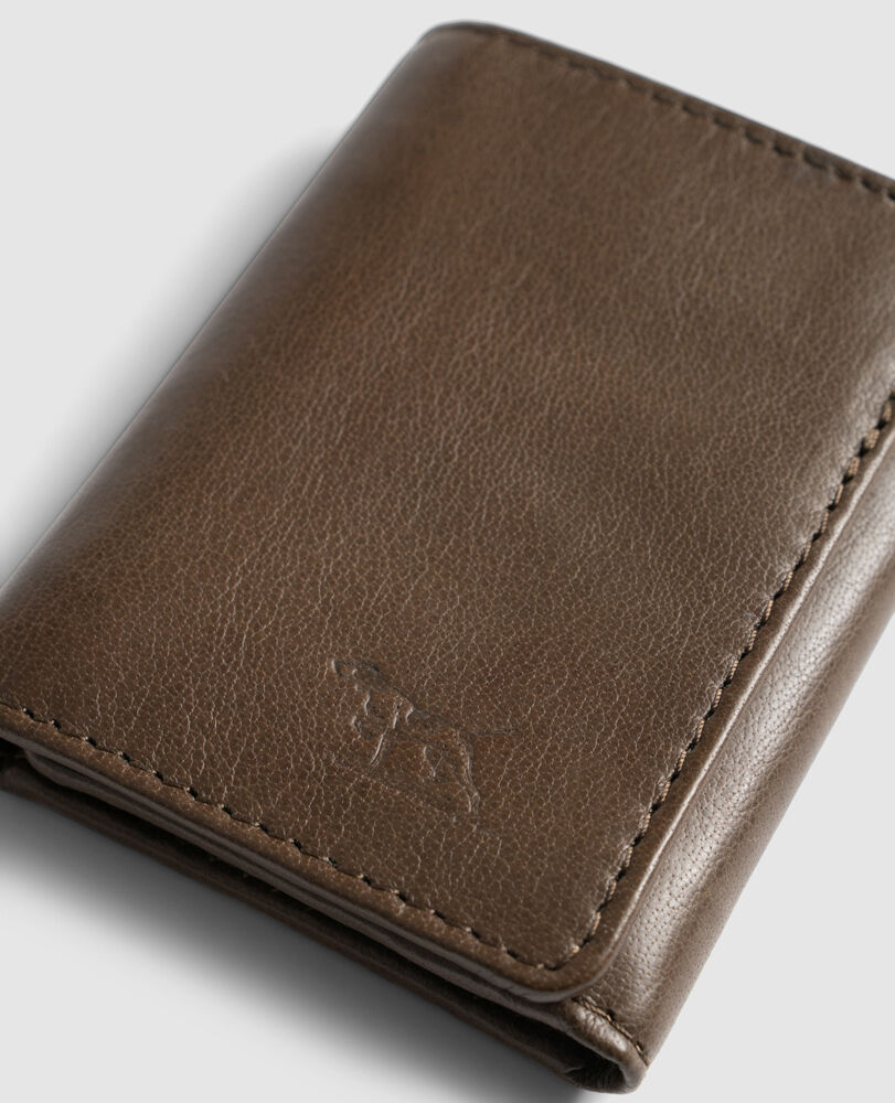 French Farm Valley Wallet, FOREST, Flat Lay