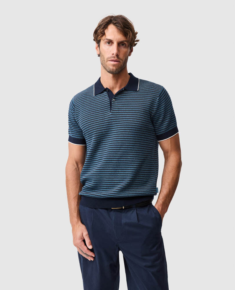 Oyster Island Knit, BLEU SARCELLE, Front