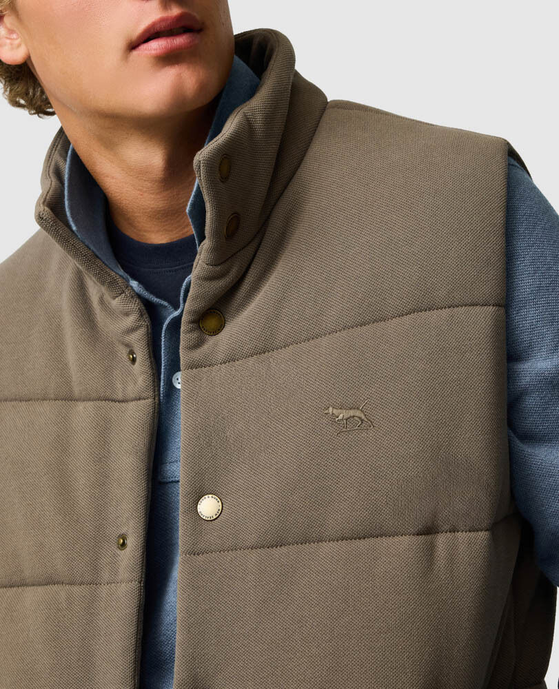 Lake Ferry Vest, KHAKI, Detail 3