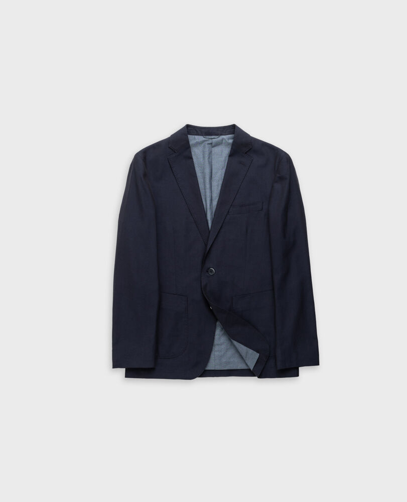 Veste coupe sportive St Arnaud, BLEU NUIT, Flat Lay