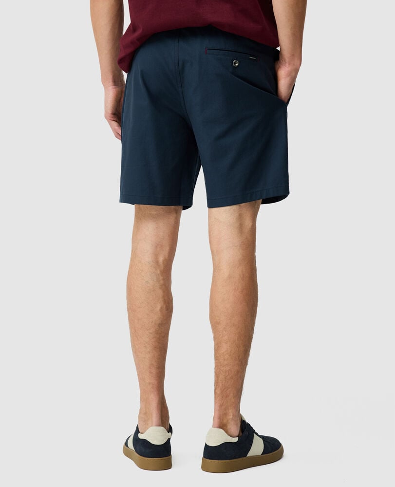 Gunn 7" Resort Short, NAVY, Back