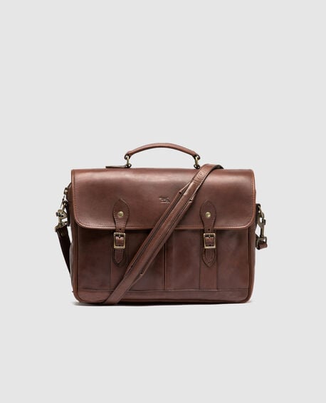 R&G Briefcase, CHOCOLATE