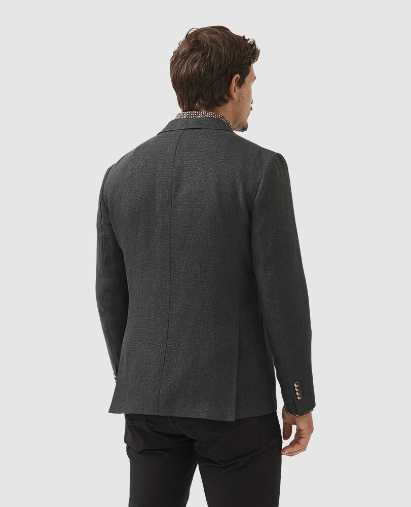 The Cascades Sports Fit Jacket, NERO, Back