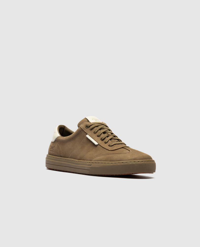 Treble Sneaker, SAND, Off Front