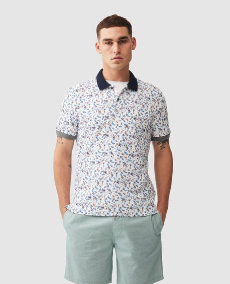 Chamberlins Island Sports Fit Polo, INK