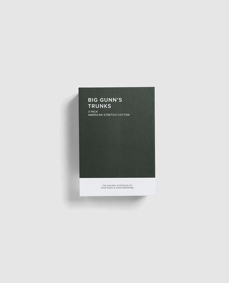 Big Gunn's Trunk 3 Pack, BLACK