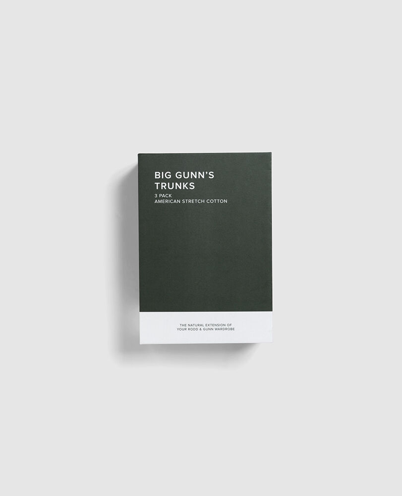 Big Gunn's Trunk 3 Pack, BLACK, Off Front