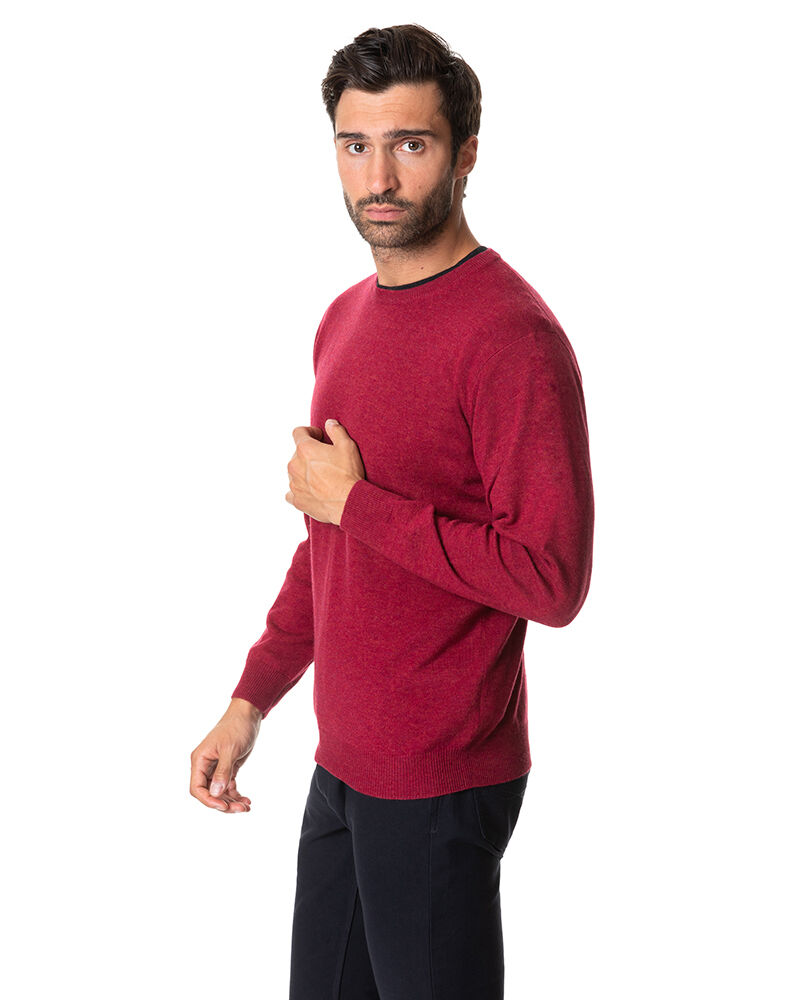 Queenstown Sweater, RASPBERRY, Back