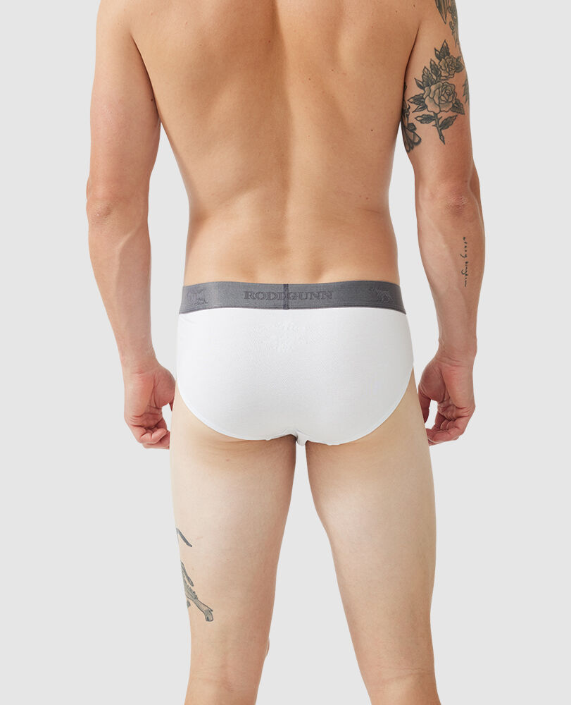 Gunn Shy Brief 3 Pack · White XXL, WHITE, Flat Lay