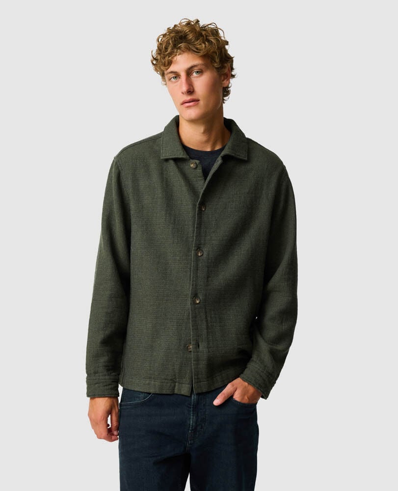 Newland Pass Shirt, FOREST, Front