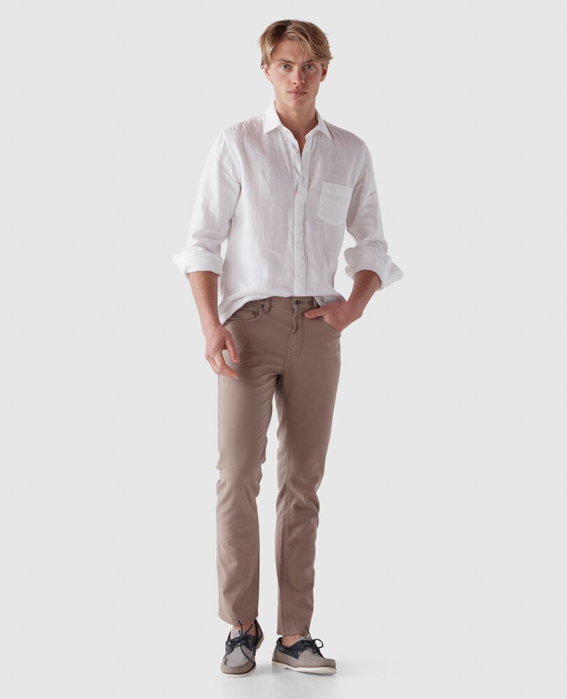 Seddon 2 Sports Fit Shirt, SNOW, Off Front