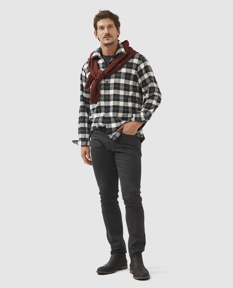 Leighton Place Straight Jean, ANTHRACITE, Off Front