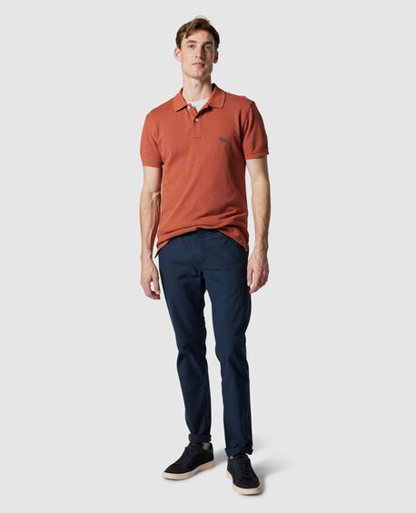 The Gunn Sports Fit Polo, TERRACOTTA