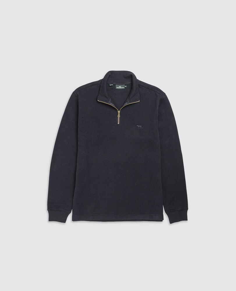 Sweatshirt col 1/4 zip alton ave, ECLIPSE, Flat Lay