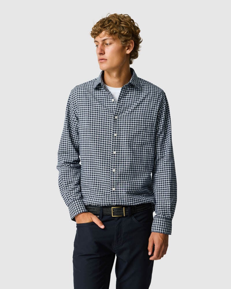 Mckerrow Sports Fit Shirt, ROYAL, Front