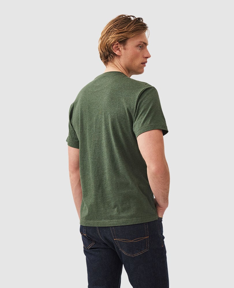 The Gunn T-Shirt , HUNTER GREEN, Back