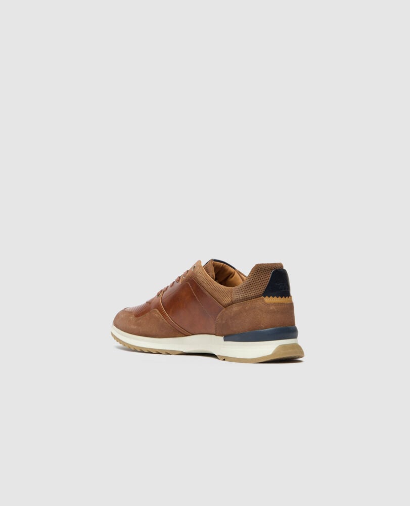 Albury Sneaker, COGNAC, Flat Lay