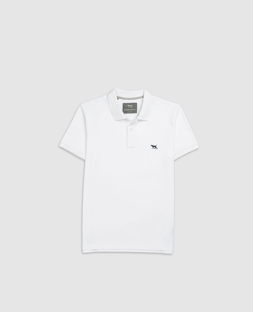 The Gunn Polo, COCONUT, Flat Lay