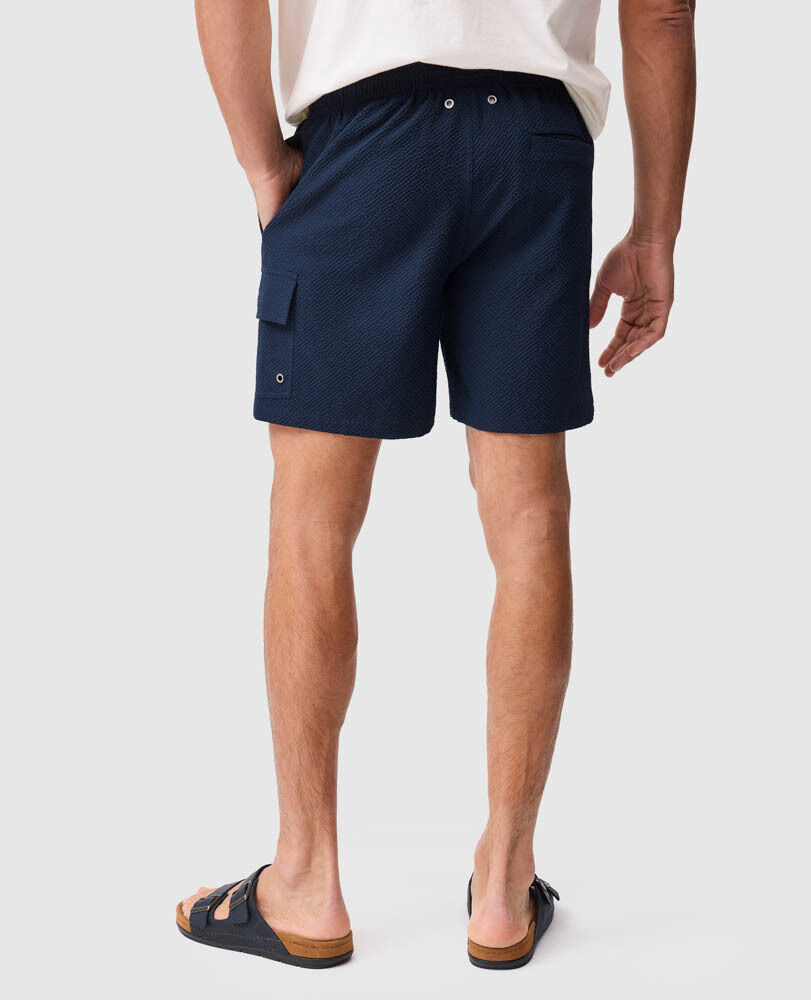 Winterton River Swim Short, NAVY, Back