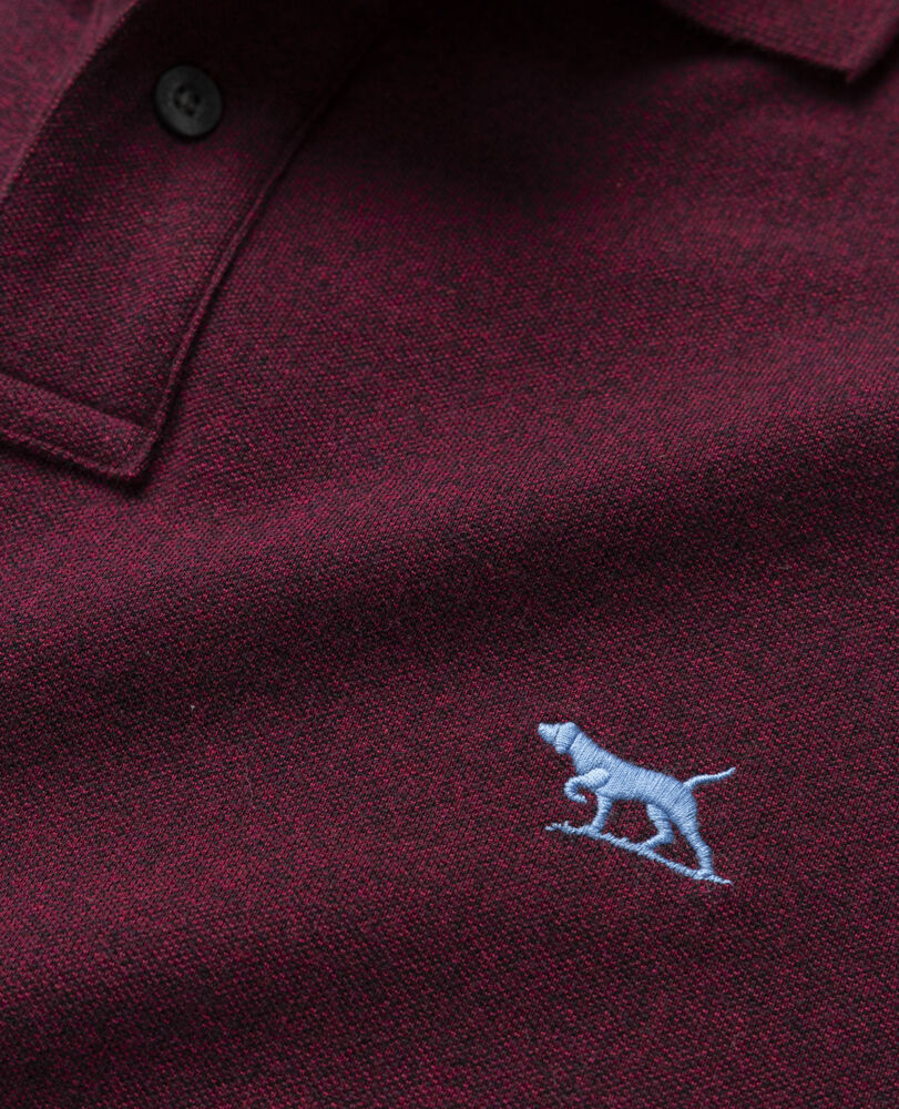 The Gunn Original Fit Polo, GARNET, Detail 2