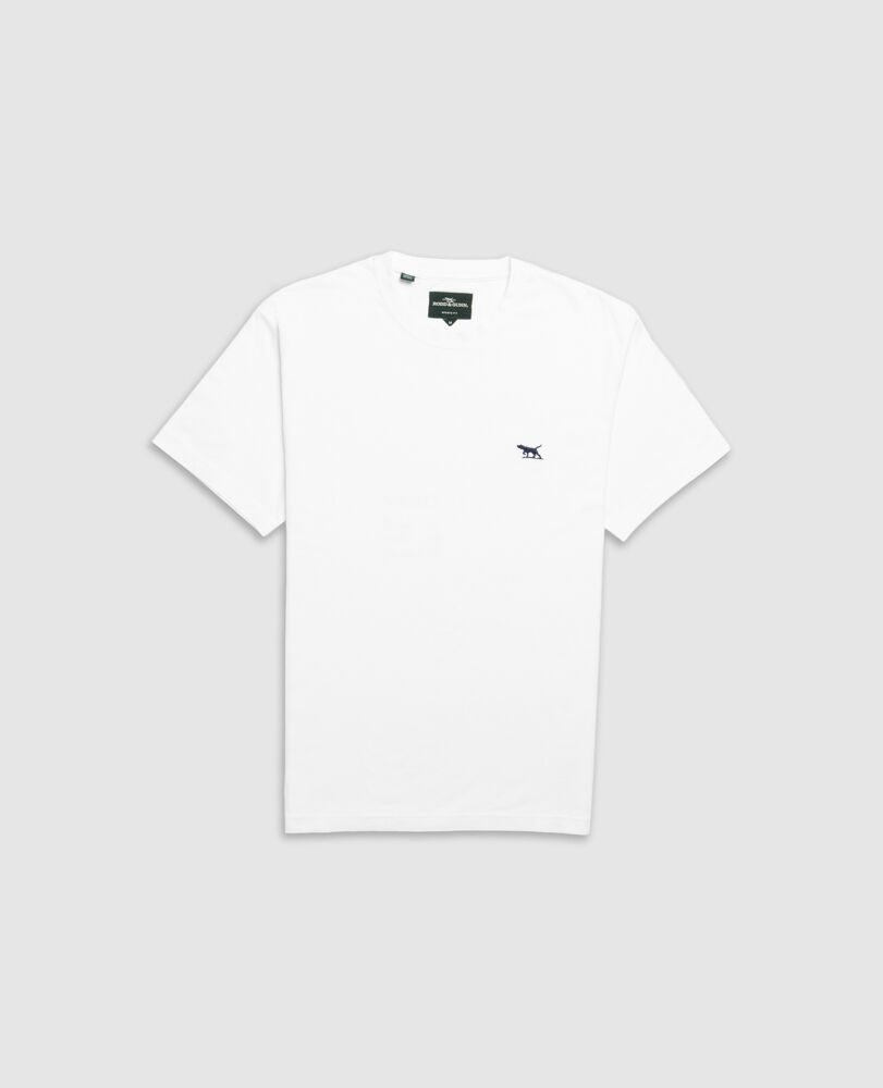 The Gunn Tee 2.0, SNOW, Flat Lay