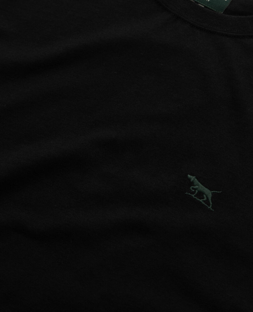 The Gunn Sports Fit Tee 2.0, LIQUORICE, Detail 2