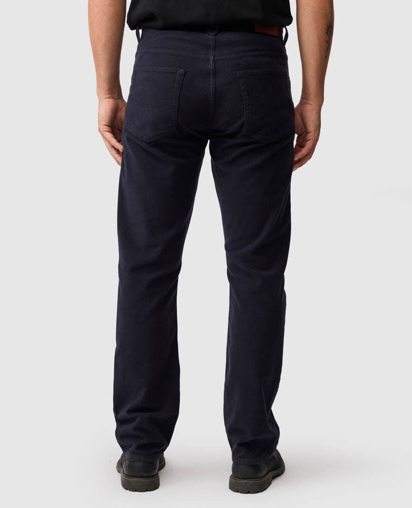 Barters Relaxed Fit Jean, NAVY, Back