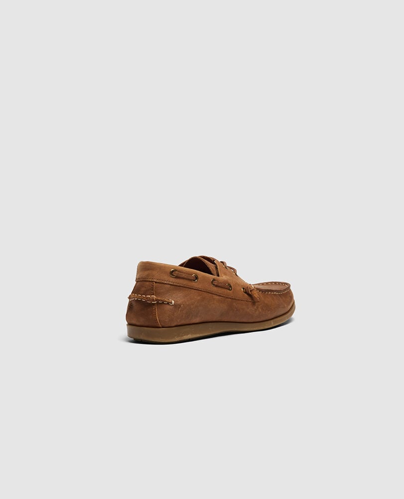 Gordons Bay Boat Shoe, BIRCH, Back