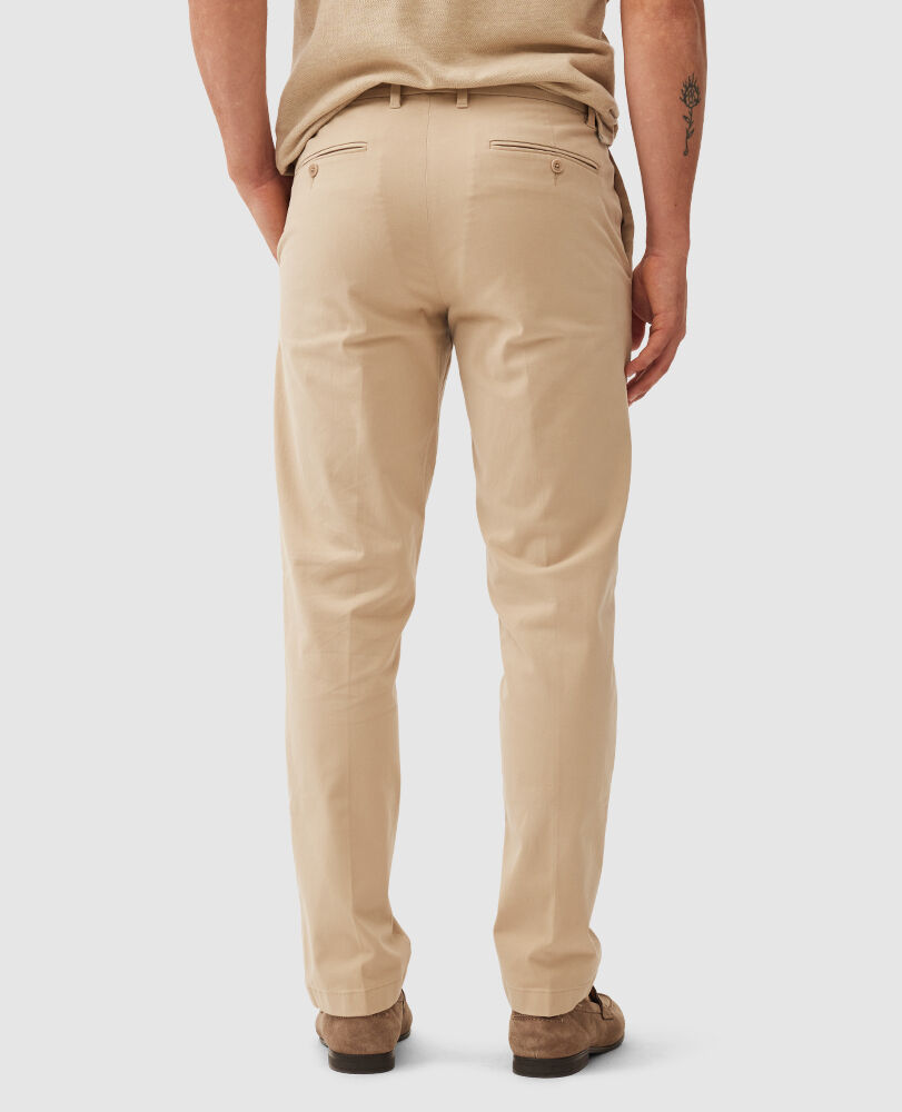 Heriot Hose mit geradem Schnitt, NATUR, Back