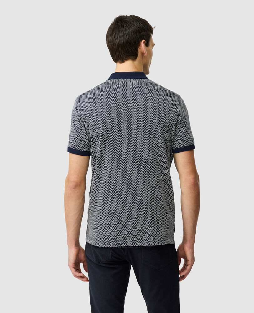 Chatto Creek Sports Fit Polo, ECLIPSE, Back