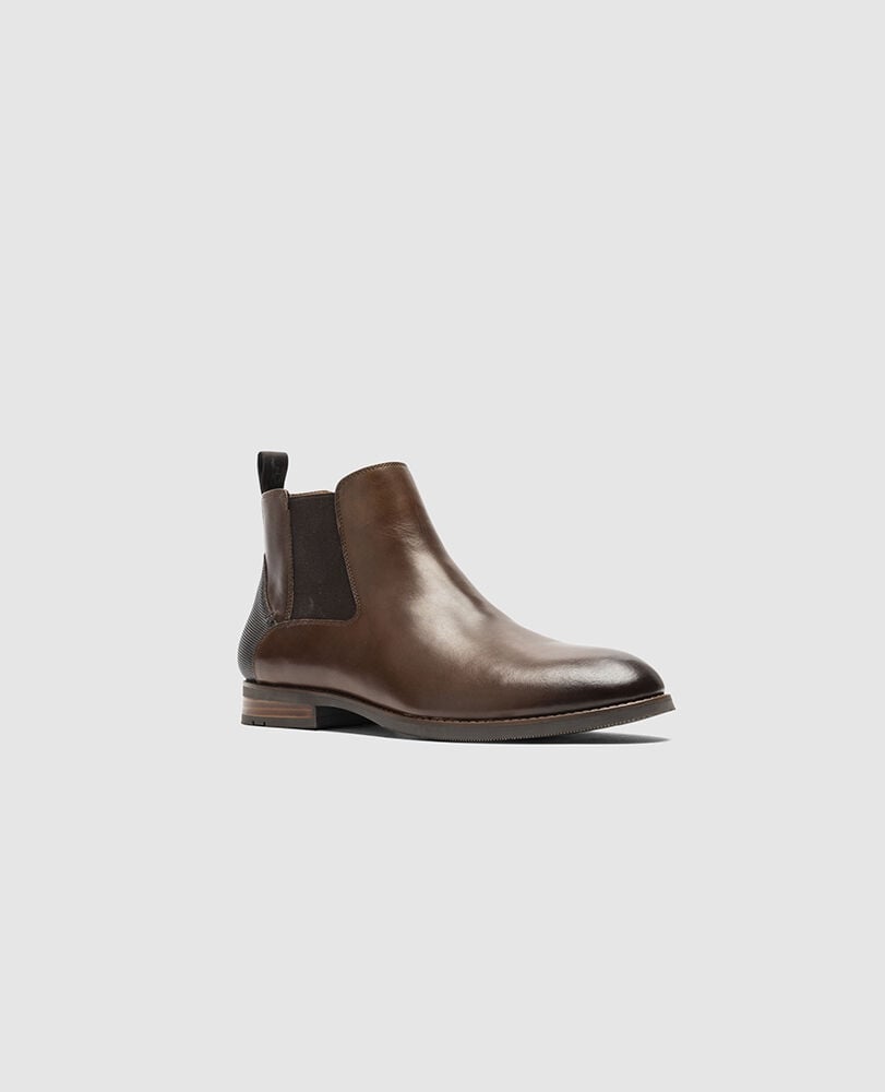 Lyttleton Chelsea Boot, TEAK MULTI, Off Front