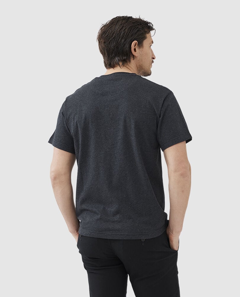 The Gunn T-Shirt , CHARCOAL, Back