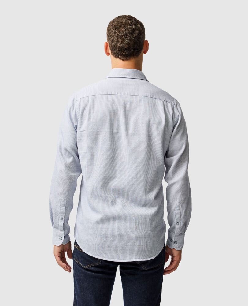 Airtex Sports Fit Shirt, INK, Flat Lay