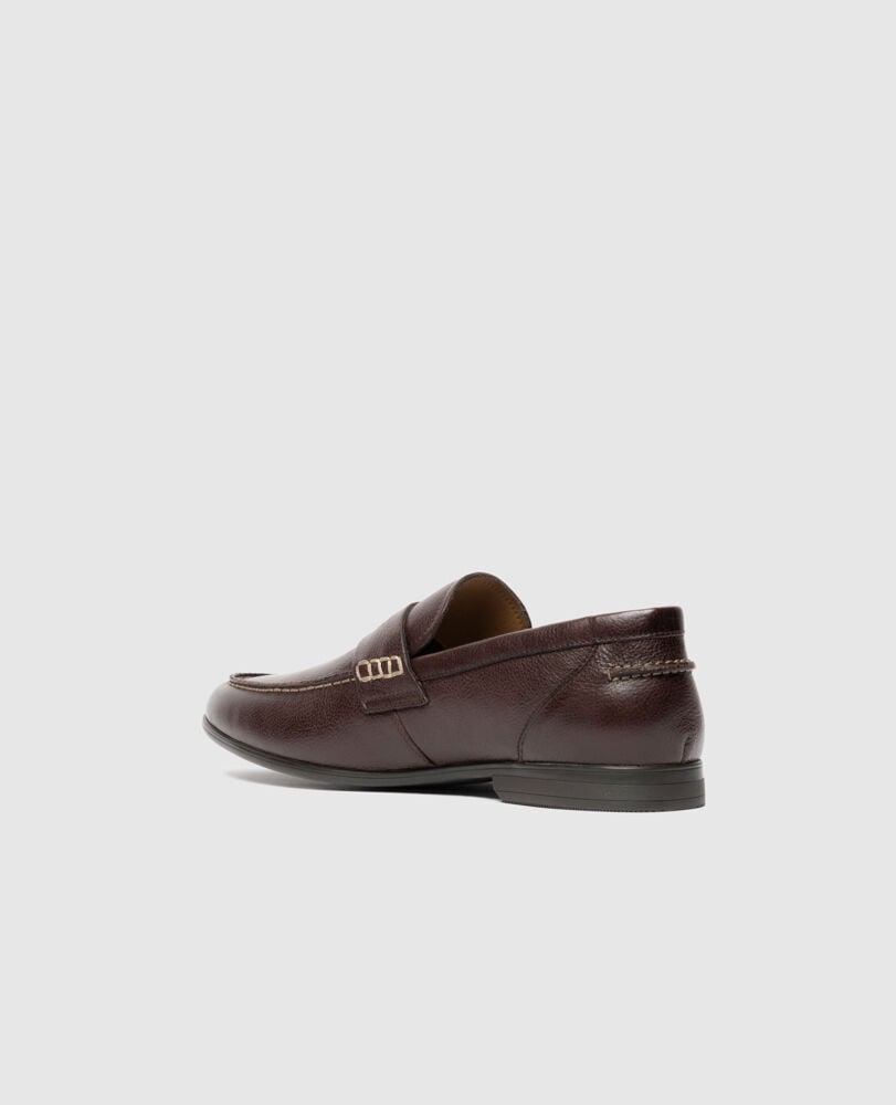 St James Loafer, CHOCOLATE, Flat Lay