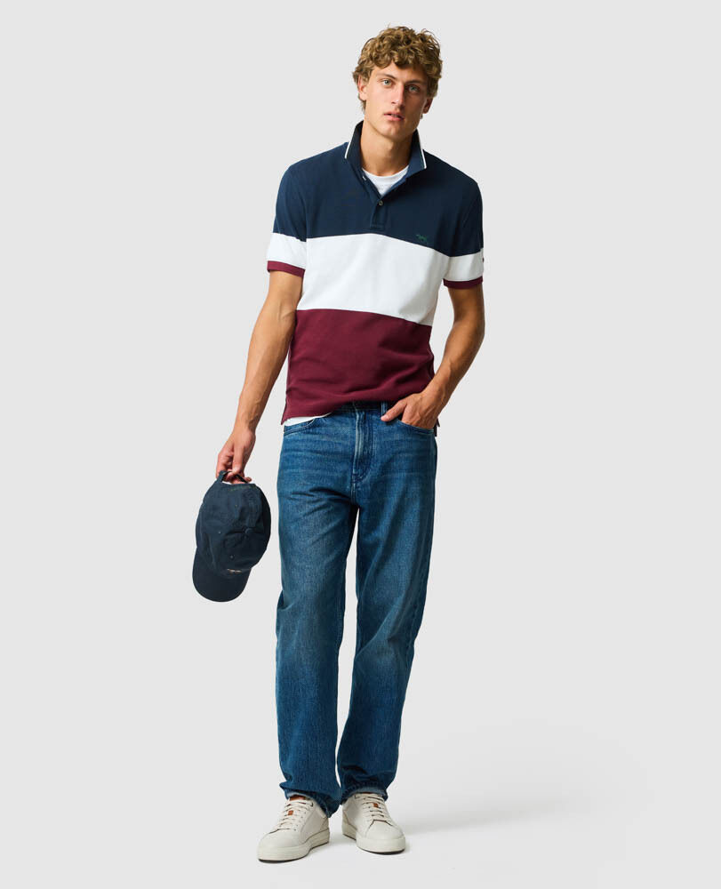 Polo Homebay Sports Fit, SANG DE B&OElig;UF, Off Front