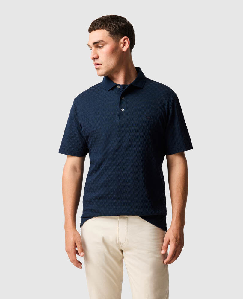 Huntsbury Polo, NAVY, Front