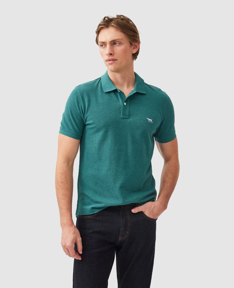 The Gunn Sports Fit Polo, JUNGLE, Front