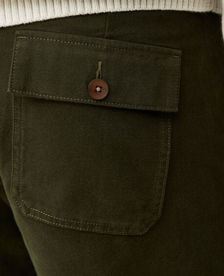 Clyde Relaxed Fit Pant, OLIVE