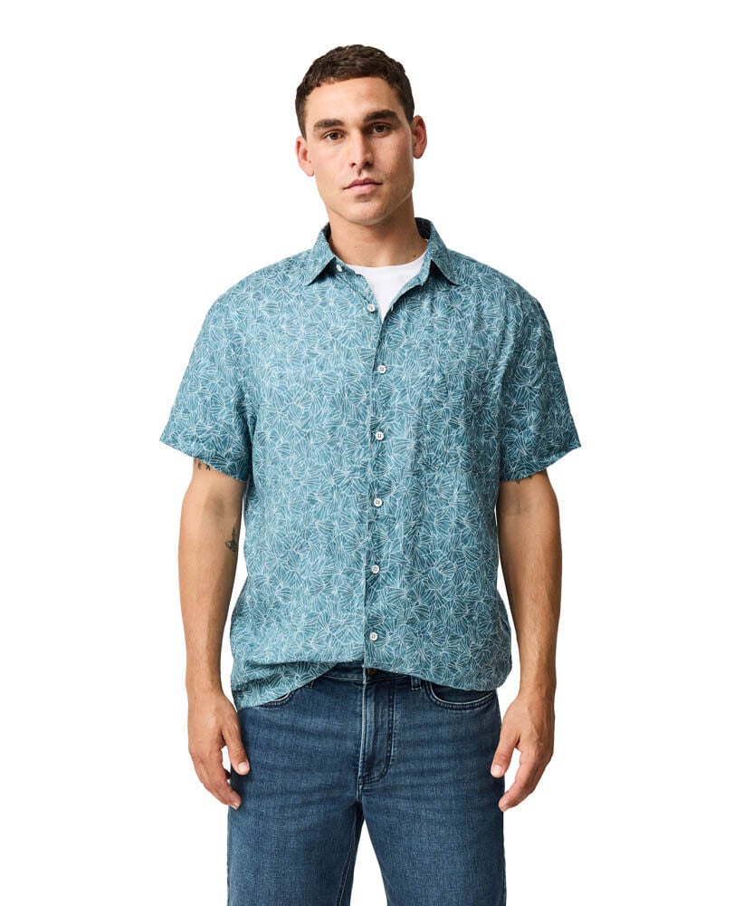 Whitlaker Shirt, BLUESTONE, Front