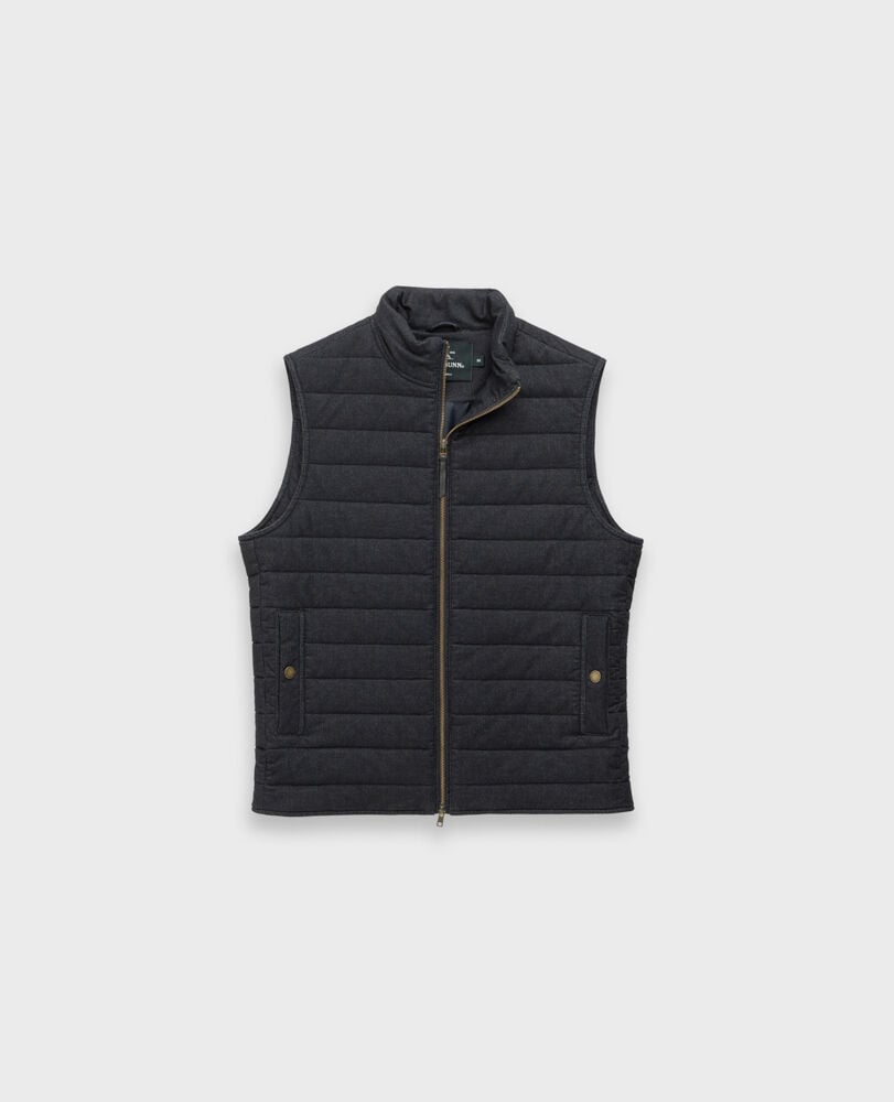 Dunedin Road Vest, MIDNIGHT, Flat Lay