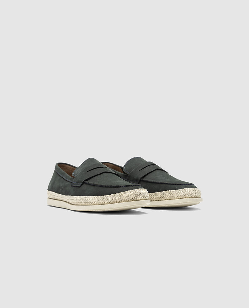 Mocassins en jute Huaraki, INDIGO