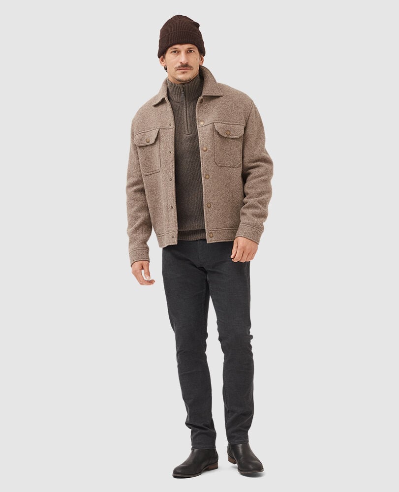 Robbies Road Knit, WALNUT, Off Front
